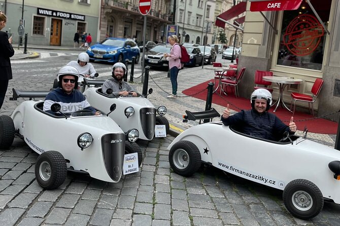 1-Hour Ride Across the Prague in Mini Hot Rod Car - Why this is a different way to see Prague