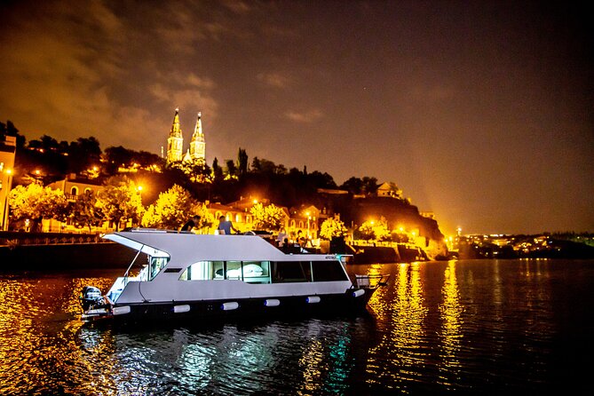 3 Hours Prague Private Boat Cruise Beer or Prosecco Unlimited - Prague Castle, seen from a quieter angle