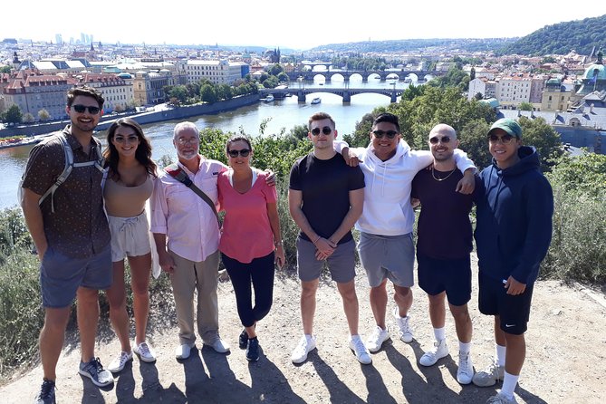 7 BEST VIEWS - PRAGUE eBIKE TOUR - Prague Castle from the saddle