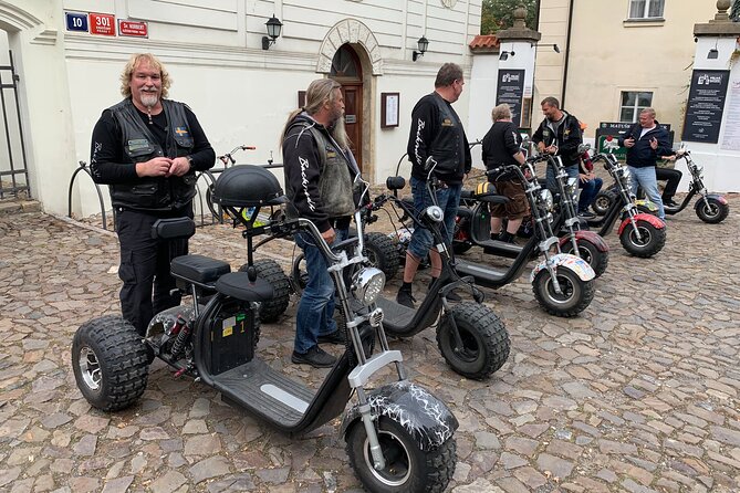 Amazing !!! Electric Trike Tour of Prague, live guide included - A lively start at Maltézské náměstí