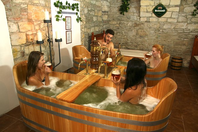 Beer Bath with Unlimited beer! - A hot bath with a Czech drinking ritual