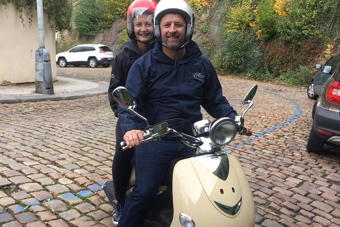 Big scooter tour of Prague, for two (audio guide) - Riegrovy Sady gives you an early city view