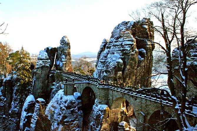 Bohemian and Saxon Switzerland All inclusive trip - Winter Tour - Bastei Bridge and the Elbe River Canyon