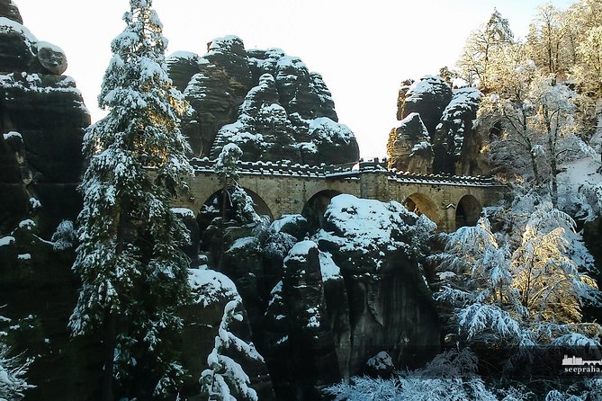Bohemian And Saxon Switzerland Winter Tour from Prague - Pravcicka Gate and the walk in Czechia
