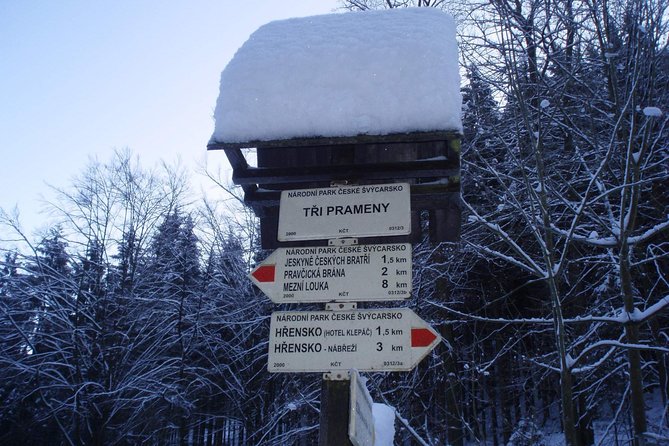 Bohemian And Saxon Switzerland Winter Tour from Prague - Lunch near Hrensko