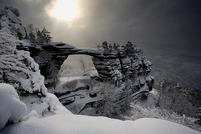 Bohemian And Saxon Switzerland Winter Tour from Prague - Bastei Bridge and the Elbe views