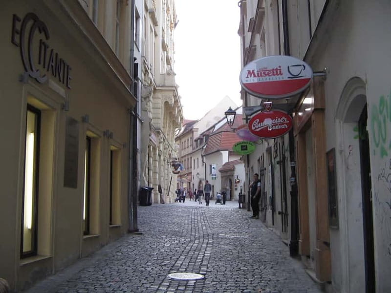 Brno: Historic Downtown Walking Tour - Vegetable Market and Brno below street level