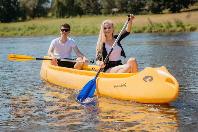Canoeing on the Elbe river Děčín to Schmilka - Arriving in Schmilka, Germany