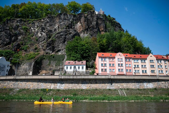 Canoeing on the Elbe river from Děčín to Bad Schandau - Arriving at Bad Schandau