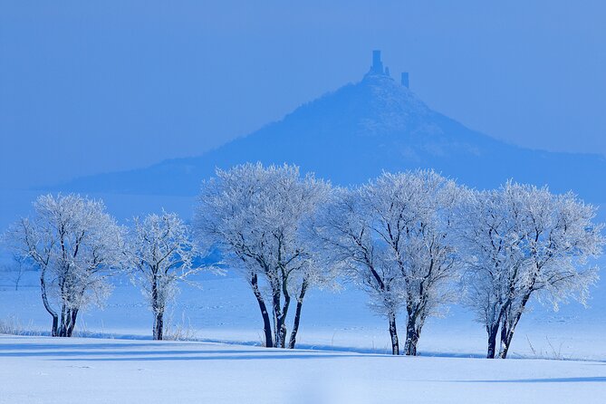 Cozy Winter Countryside Tour 4x4: Experience Authentic Bohemia - A pub with four Gothic castles in view