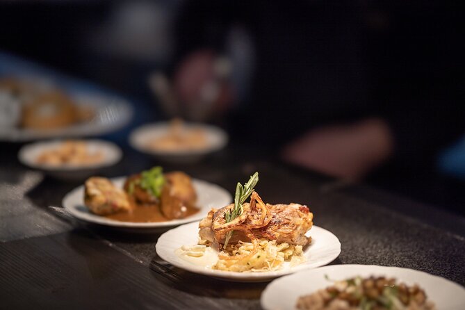 Czech Tapas with Unlimited Beverages at Stylish Restaurant Bar - The first courses and the open kitchen