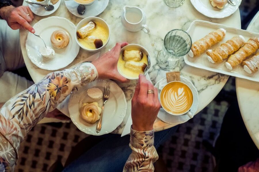 Delicious Food Tour by Prague Food Tour - Coffee, tea and dessert finish the afternoon
