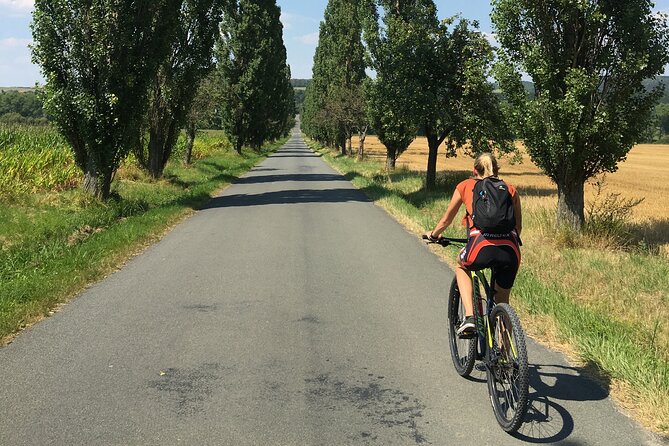 E-Bike Full-Day Trip From Prague:The Mighty Karlstejn Castle - Small towns, fields, and forest along the way