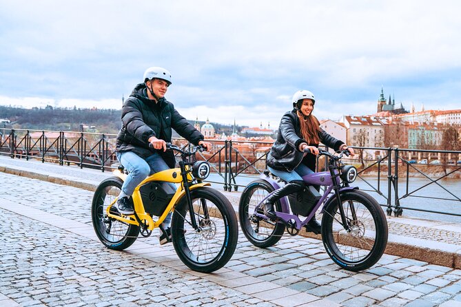 E-BIKE TOUR: 10 Must-See Landmarks & Viewpoints in Prague 1-8per. - Lennon Wall and the final ride back