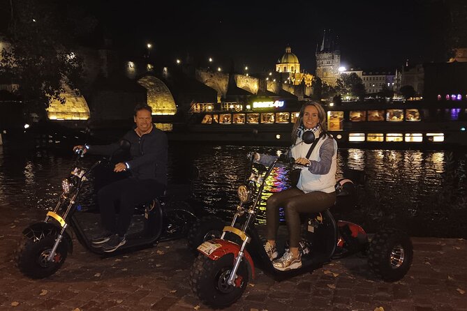 Electric Trike Night Tour in Prague - Live Guided - Strahov Monastery adds a welcome local pause