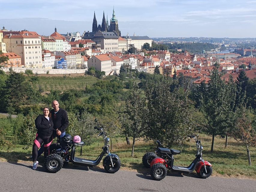 Electric Trike Sunset Prague Tour - The Powder Tower marks the edge of the old city