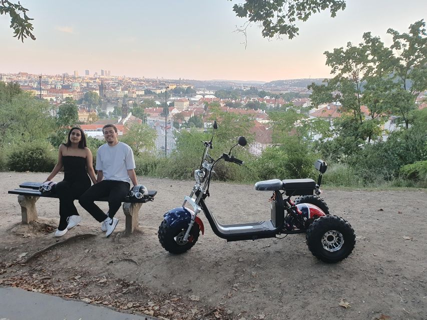 Electric Trike Sunset Prague Tour - Letná Viewpoint is made for sunset photographs