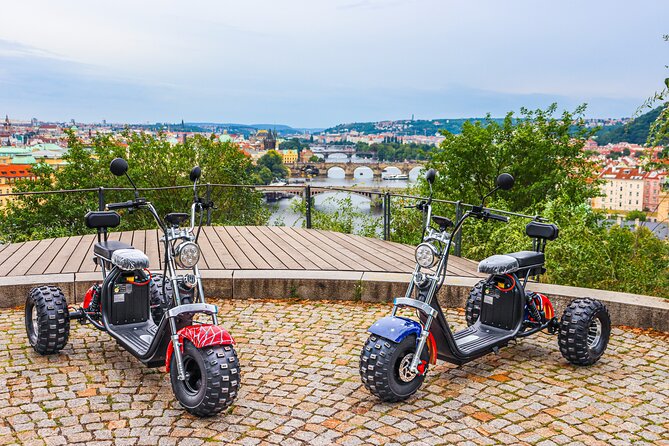 Electric Trike Tour in Prague - City Sightseeing & Fun Riding - Prague Castle and Strahov Monastery