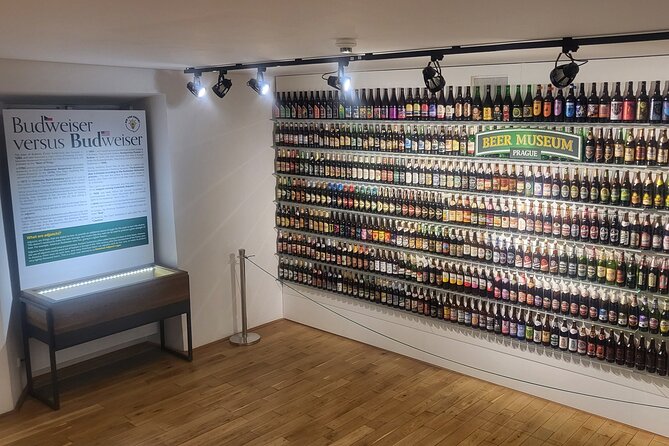 Enjoy 3 beers in Czech Beer Museum - Pouring and labeling your own souvenir bottle