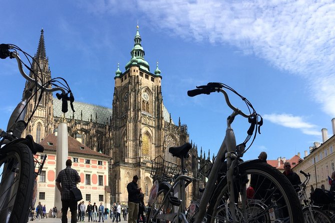 FAT TIRE E-BIKE GREAT TOUR - river, parks & panoramic views tour - Letna Park and the Metronome: Prague from above