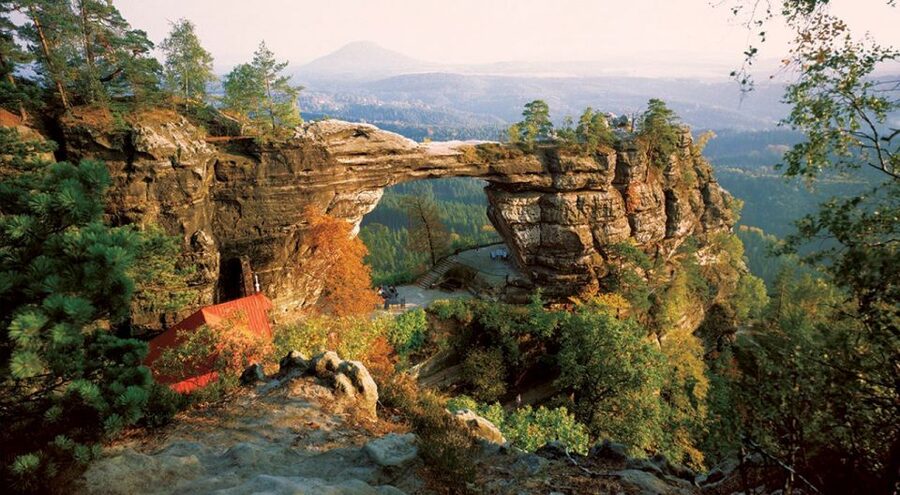 From Prague: Bohemian & Saxon Switzerland Semi Private Tour - Hřensko, local food, and a useful pause