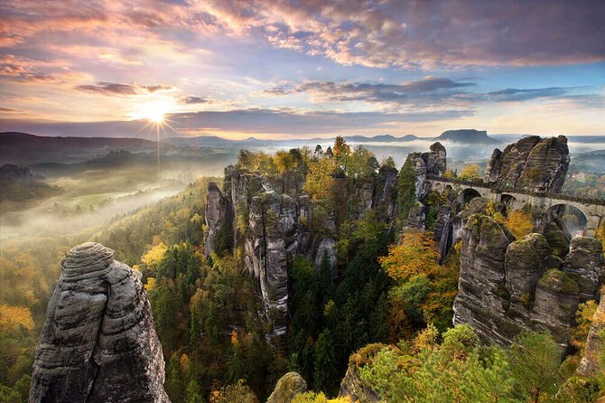 From Prague: Bohemian & Saxon Switzerland Small-Group Hike - Walking through Tisa Rock Labyrinth