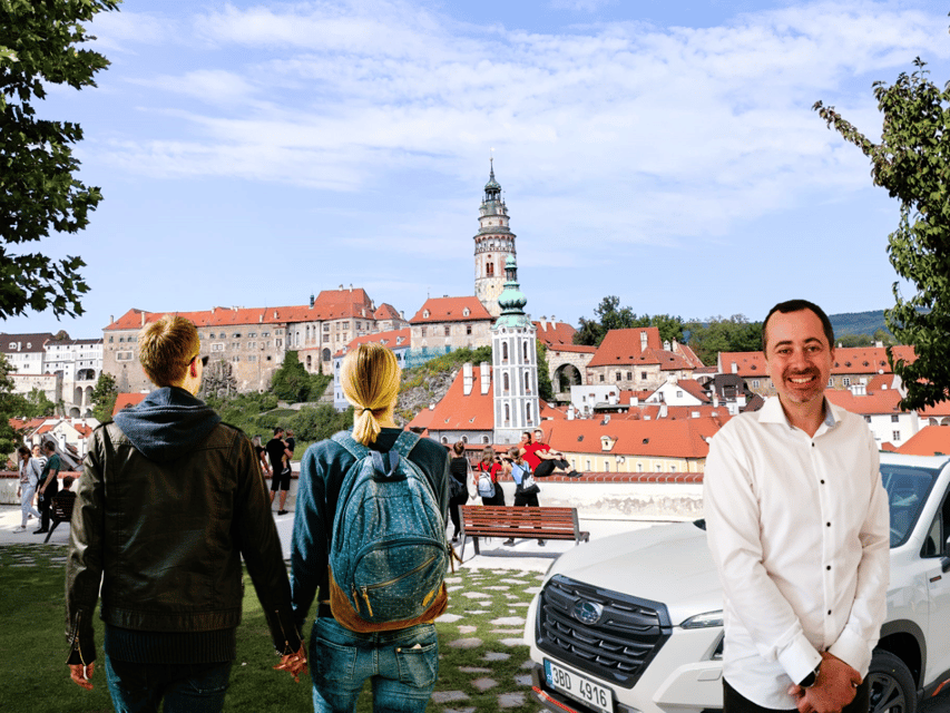 From Prague to the fabulous Cesky Krumlov:fullday experience - A flexible 1.5-hour lunch break