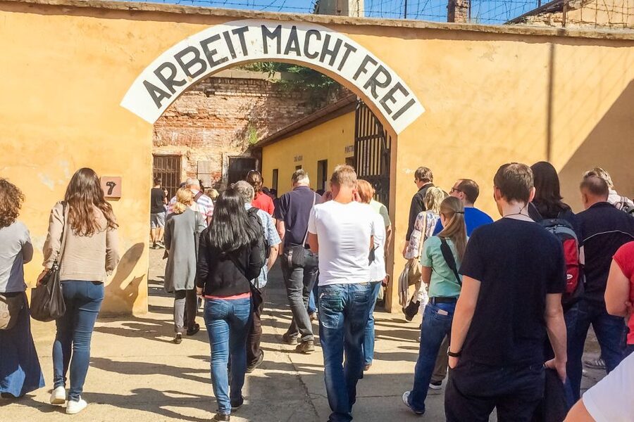 From Prague: Tour of Terezin Concentration Camp - The propaganda film and the 1944 Red Cross visit