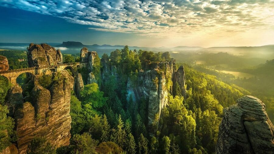 From Prague: Tour to Saxon and Bohemian Switzerland - Bastei Bridge and Saxon Switzerland