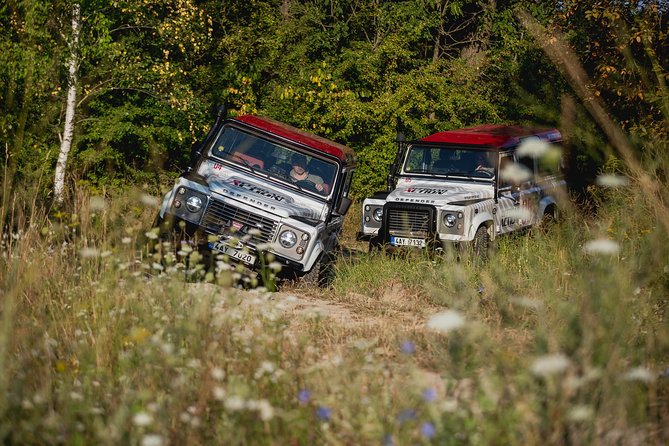Full-day Land Rover driving off-road experience Prague - Four hours of hills, gullies, and mud