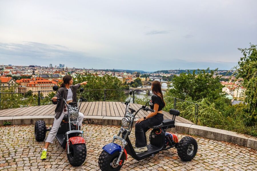 Grand City Tour on Electric Trike in Prague - Live Guided - Kafka Museum, Rudolfinum, and the Jewish Quarter