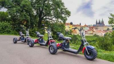 Grand City Tour on Electric Trike in Prague – Live Guided