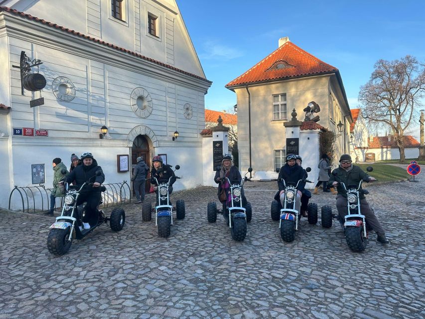 Grand City Tour on Electric Trike in Prague - Live Guided - John Lennon Wall and Charles Bridge
