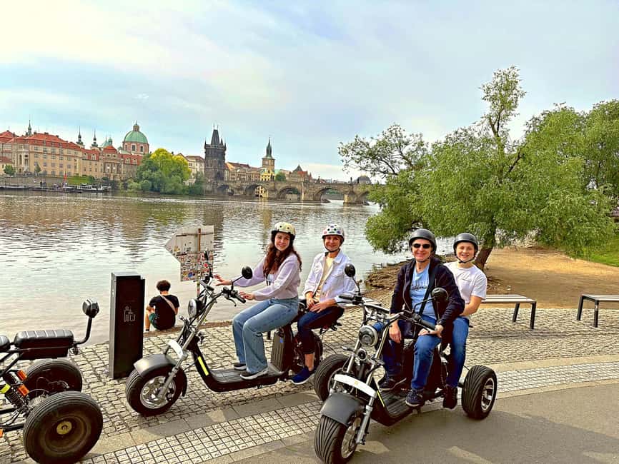 Heart of Prague tour on Tricycle electric scooter - Prague Castle is a broad area, not a full interior tour