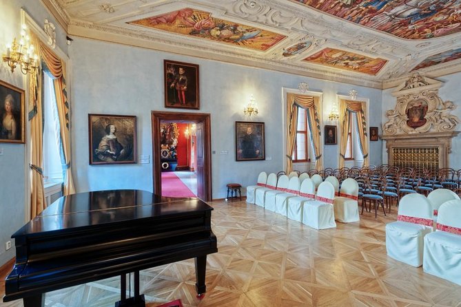 Lobkowicz Palace Museum Entrance Ticket in Prague - Family portraits, military arms, and sporting rifles