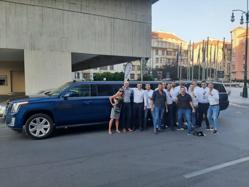 Long Hummer or Cadillac Limousine Party Ride - The one-hour city ride through Prague
