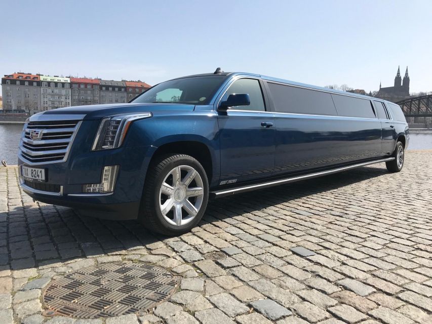 Long Hummer or Cadillac Limousine Party Ride - Starting in Prague with pickup at your address