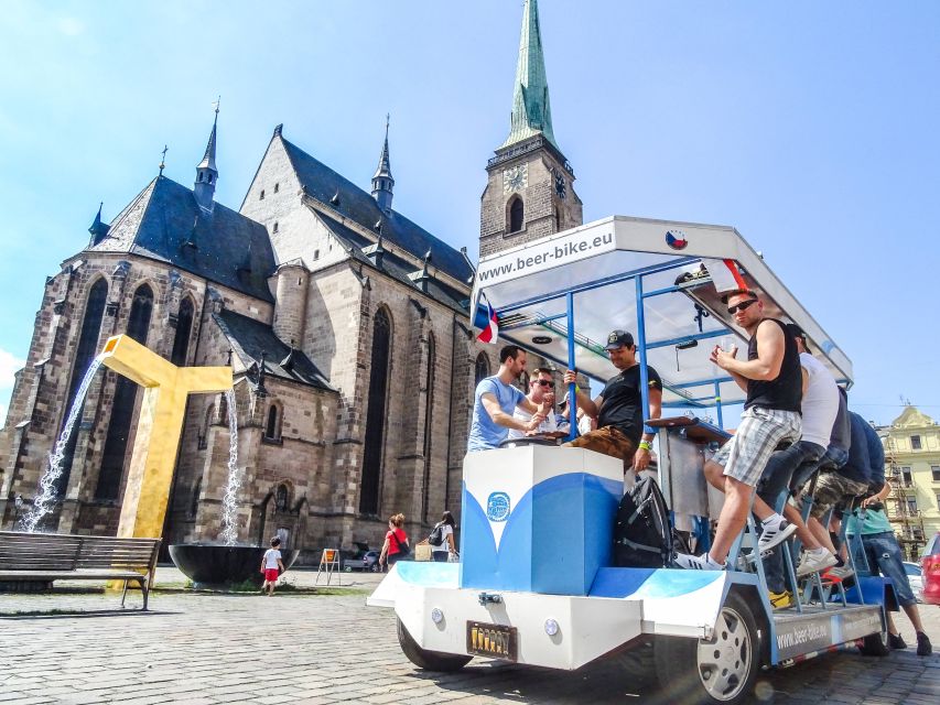 Pilsen: 1.5-Hour Beer Bike with Unlimited Beer - Starting at DEPO2015 in Pilsen