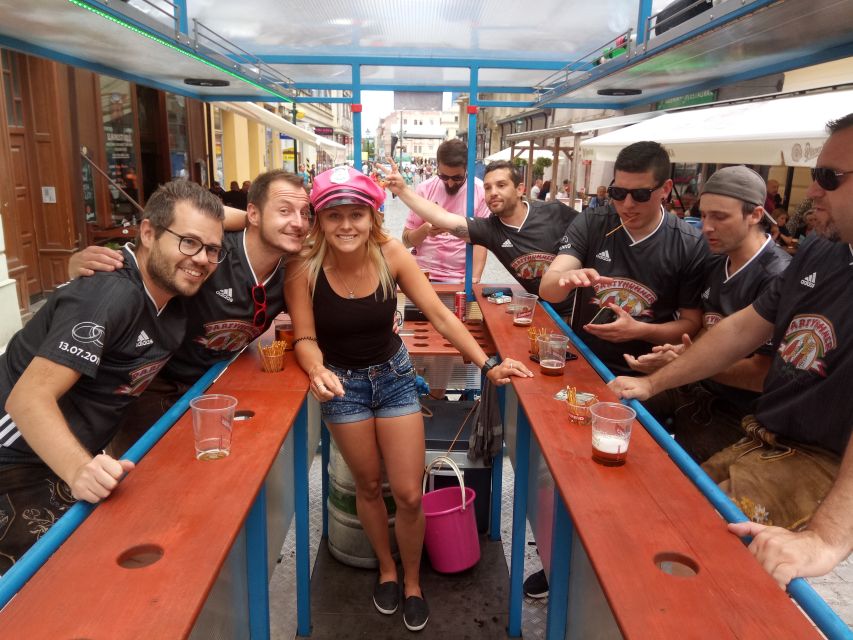 Pilsen: 1.5-Hour Beer Bike with Unlimited Beer - Pilsner, nonalcoholic beer, and the timing of drinks