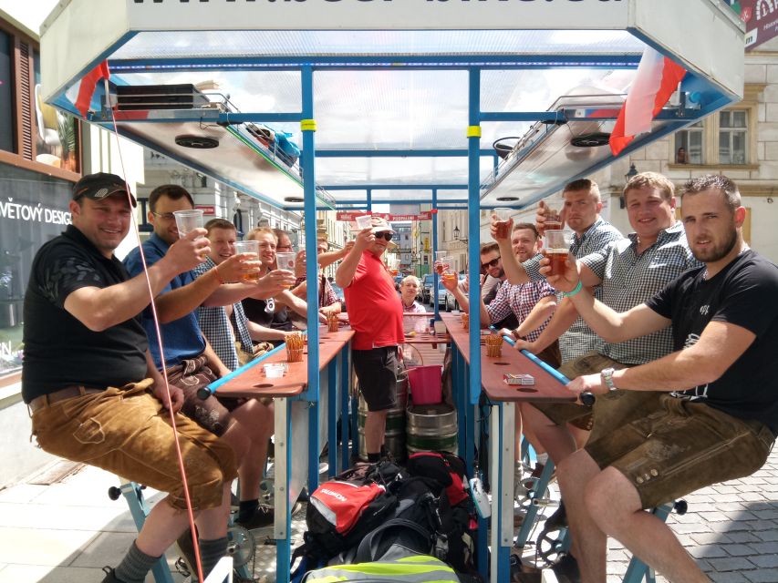 Pilsen: 1.5-Hour Beer Bike with Unlimited Beer - The 10-minute safety briefing
