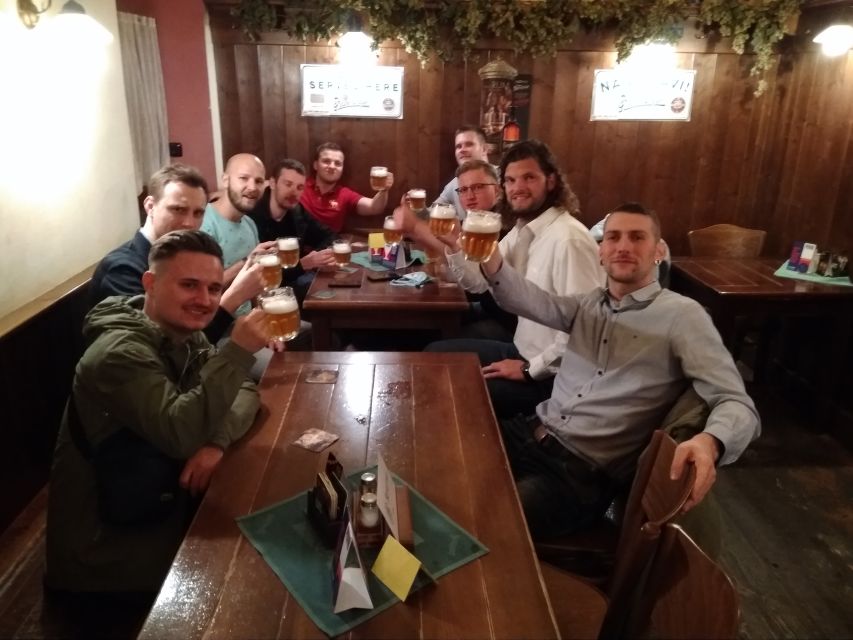 Pilsen: Pub and Club Crawl - Meeting at the Church Tower or your hotel