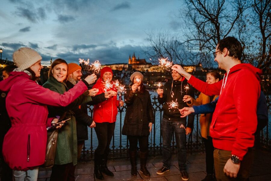 Prague: 2-3h Magical Christmas Markets Tour with Inclusions - Public transportation keeps the route local