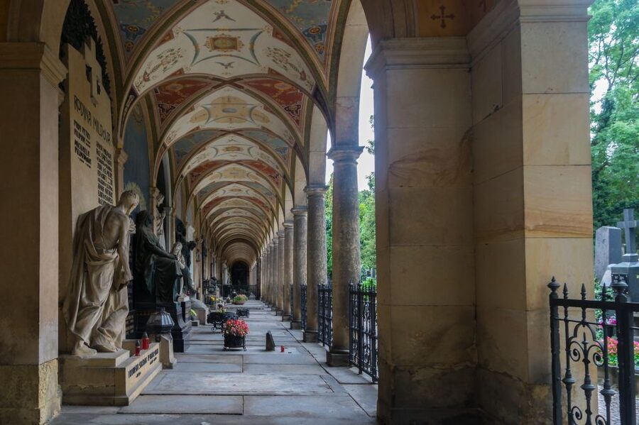 Prague: 2.5-Hour Vyšehrad Castle with Gorlice & Tickets - The cemetery and the people behind the names