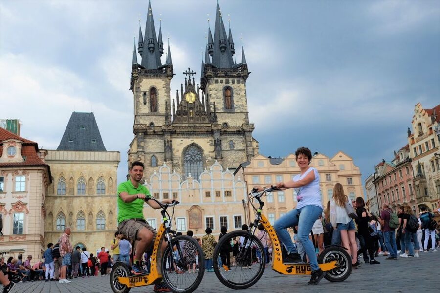 Prague: 2-Hour Old District & Riverside E-Scooter Tour - Riding beside the Vltava to Charles Bridge