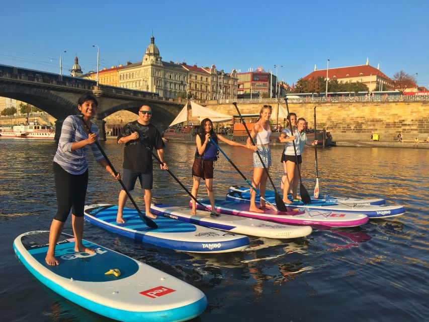 Prague: 2-Hour Paddle Boarding in the City Centre - The first briefing: balance before sightseeing