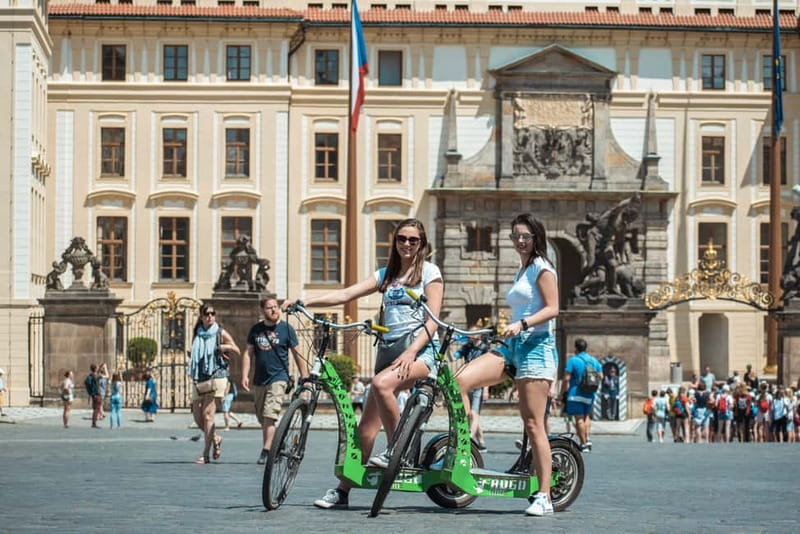 Prague: 3-Hour E-Scooter Tour in German - Letná Park and the Prague Metronome