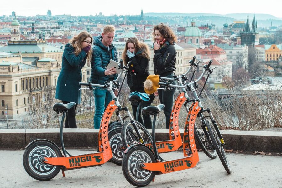 Prague: 3-Hour Fat Tire E-Scooter Tour - Strahov Monastery and the Petřín Gardens