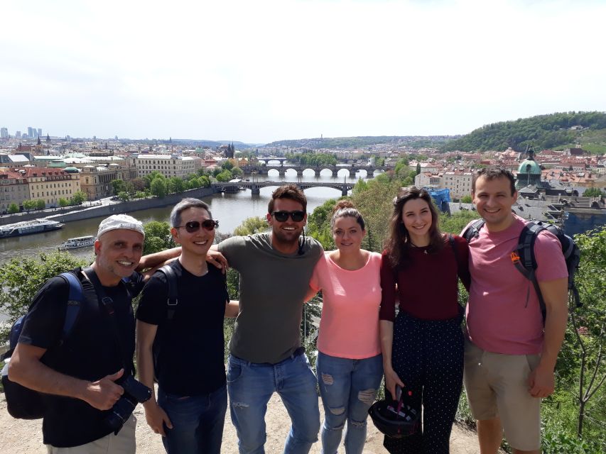 Prague: 7 Best Viewpoints of Prague E-Bike Tour - Petřín Hill: the first big view