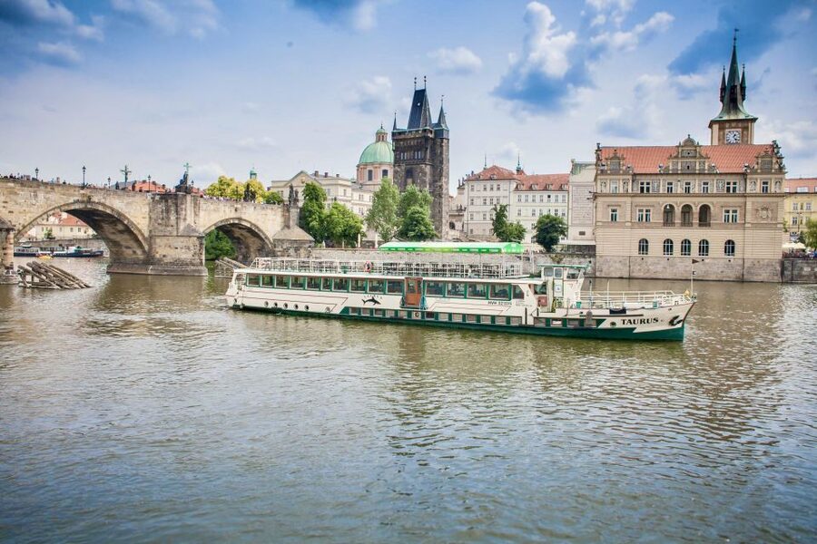 Prague: Afternoon Beer Cruise with Drinks Included - Inside comfort, outdoor photographs