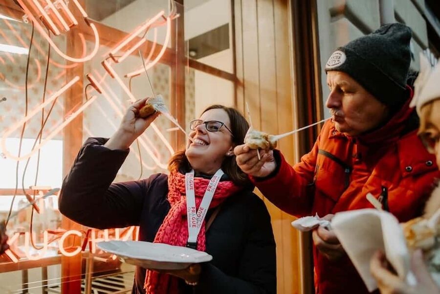 Prague: Award-Winning Old Town Food Tour with Four Drinks - Traditional Czech dishes with outside influences